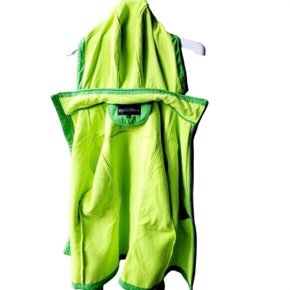 NORTHERN Reflections Green Hooded Fleece Lined Zip Up Women's Jacket. Size M - Picture 6 of 8